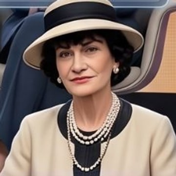 Coco Chanel (yapay zekâ ile üretilmiş görsel)