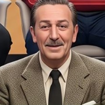 Walt Disney (yapay zekâ ile üretilmiş görsel)